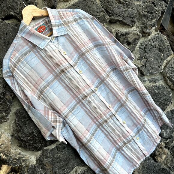 Tommy Bahama Mens Relax Linen Short Sleeve Shirt Large - Picture 7 of 12